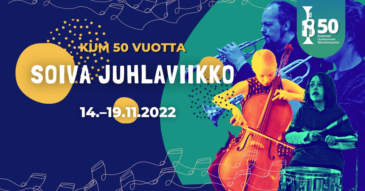 Soivalla juhlaviikolla juhlistetaan 50-vuotiasta musiikkiopistoa | Järvenpää